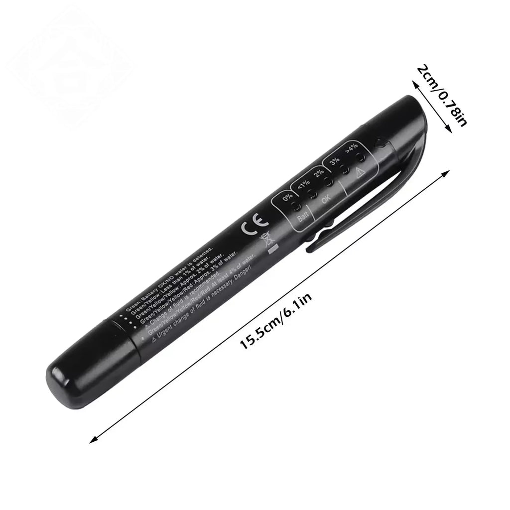 Universal Brake Fluid Tester Accurate Oil Quality Diagnostic Tools LED Indicator Liquid Testing Pen Automotive Brake Oil Tester