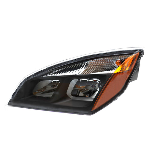 Black Headlight Assembly Suitable for 2018 Freightliner Cascadia Driver Side