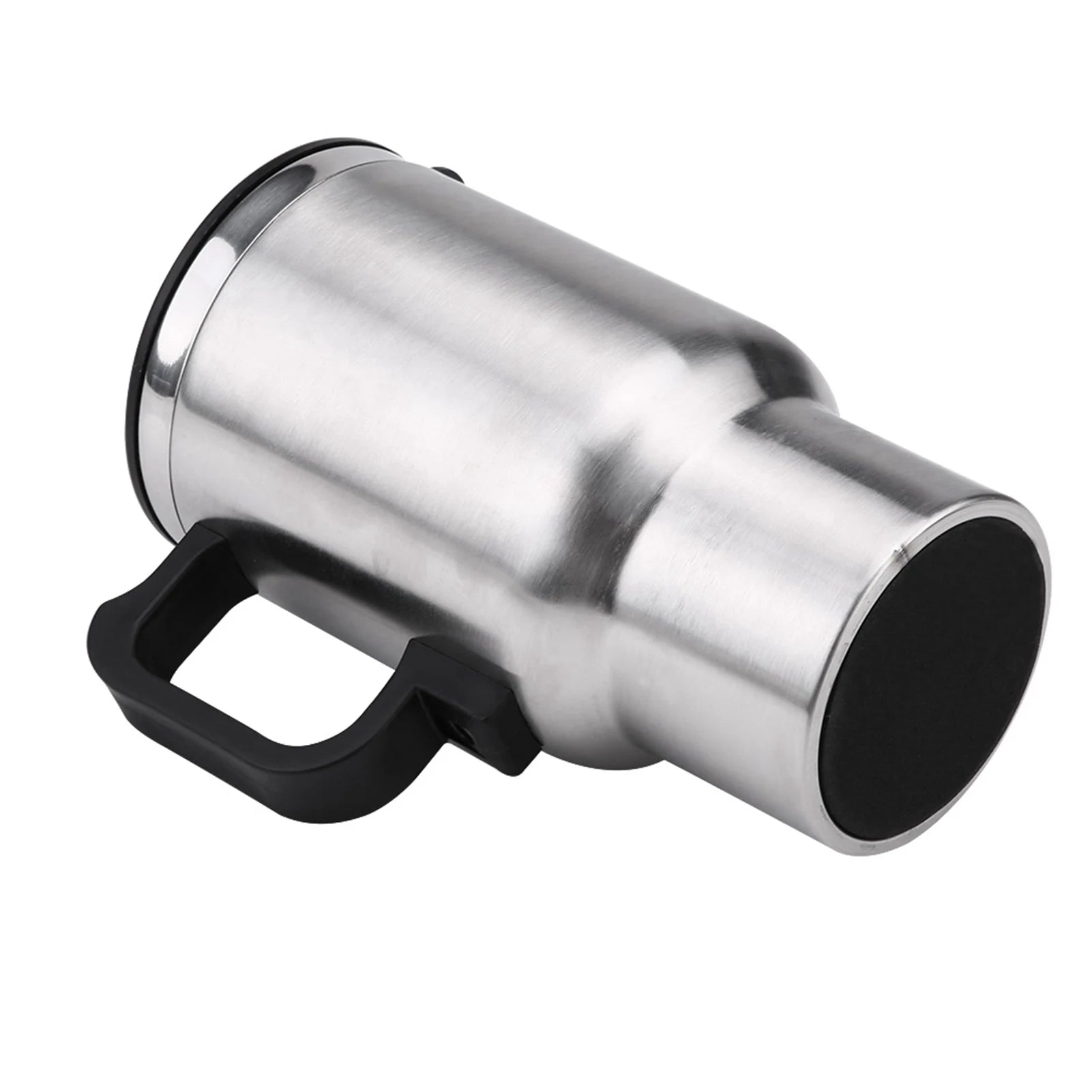 1Pcs 450Ml Stainless Steel Car Electric Kettle In-Car Kettle Travel Thermoses Heating Water Bottle Camping Travel Heated Coffee